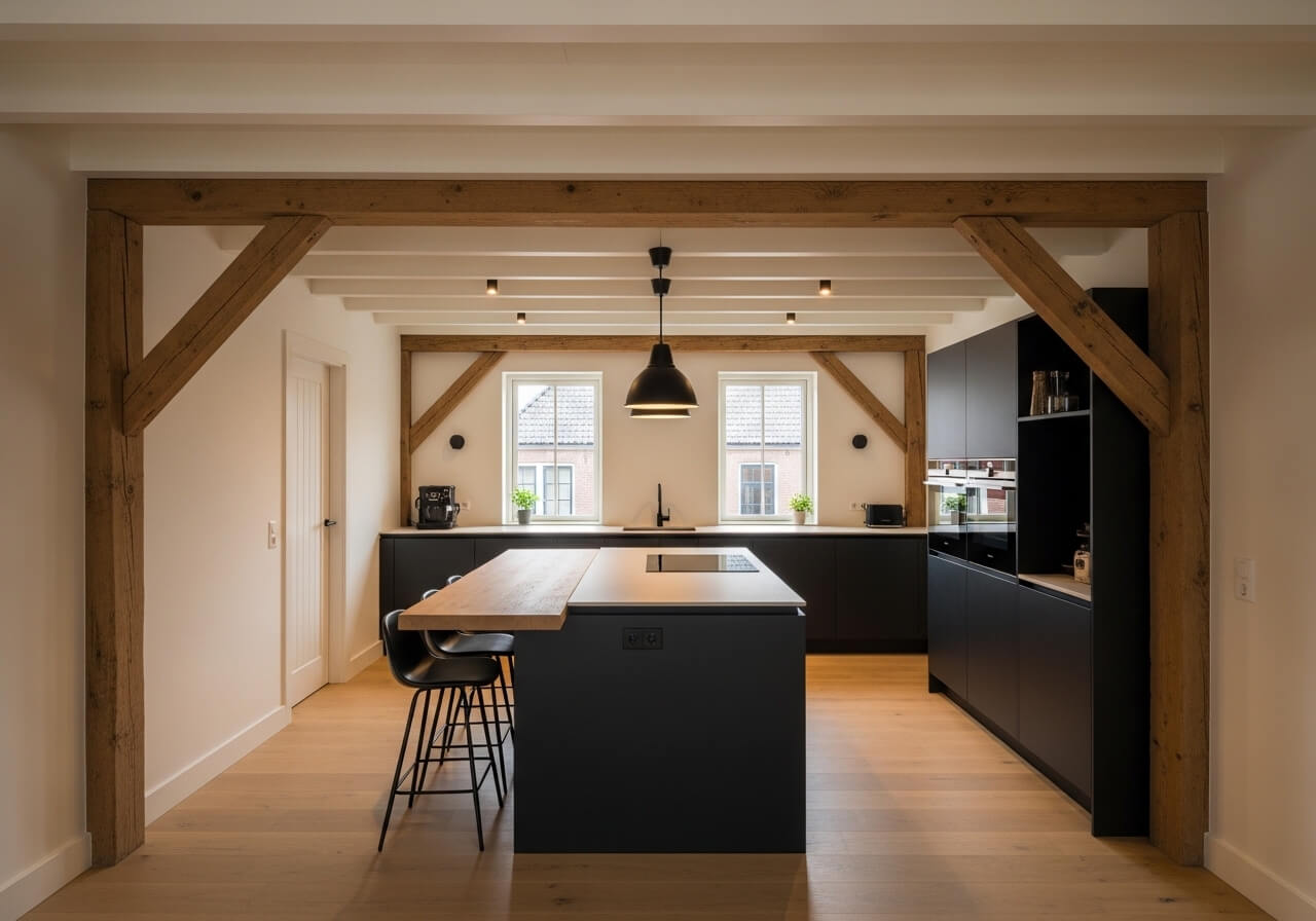 Aanbouw Amsterdam — interieur